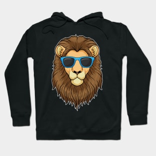 Lion with Sunglasses Hoodie